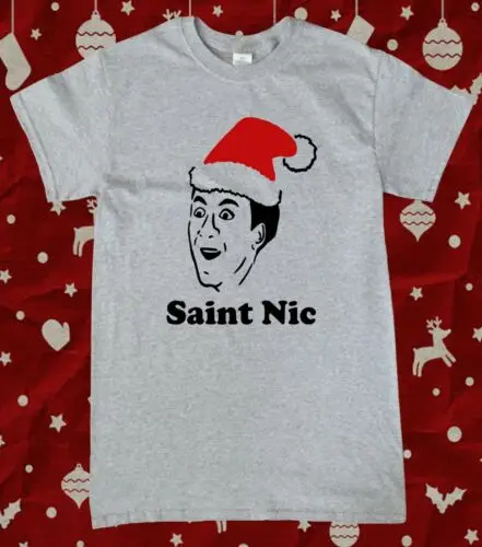 Christmas Saint Nicolas Cage Funny T-Shirt