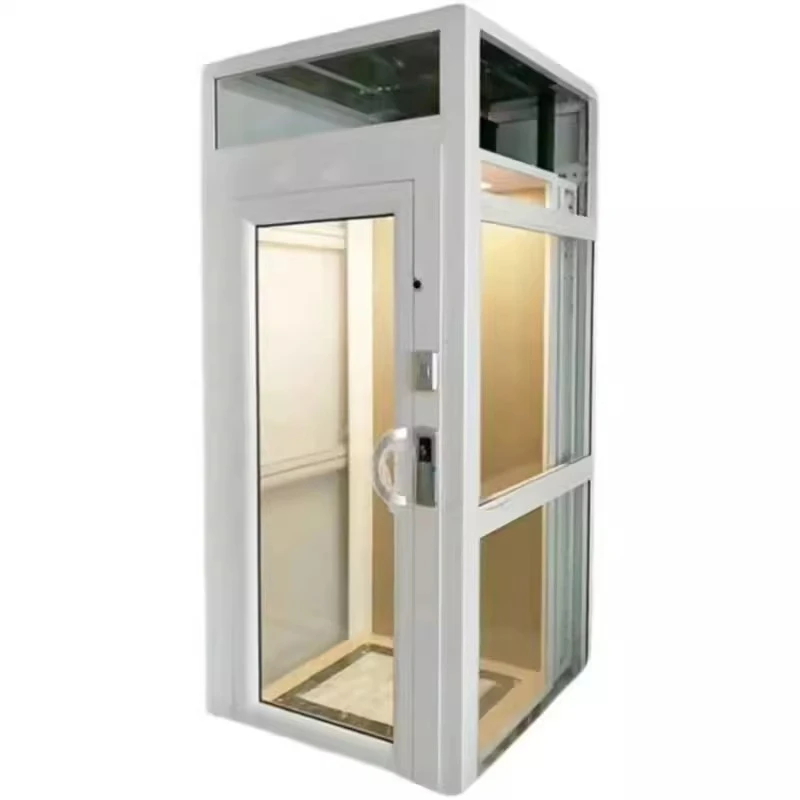 

Household elevator 2345th floor indoor small hydraulic traction self-built house villa sightseeing loft simple elevator