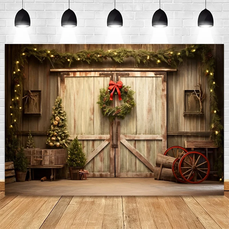210Cm X 150Cm Children Christmas Photo Studio Background Cloth Christmas Photography Backdrops ,8177