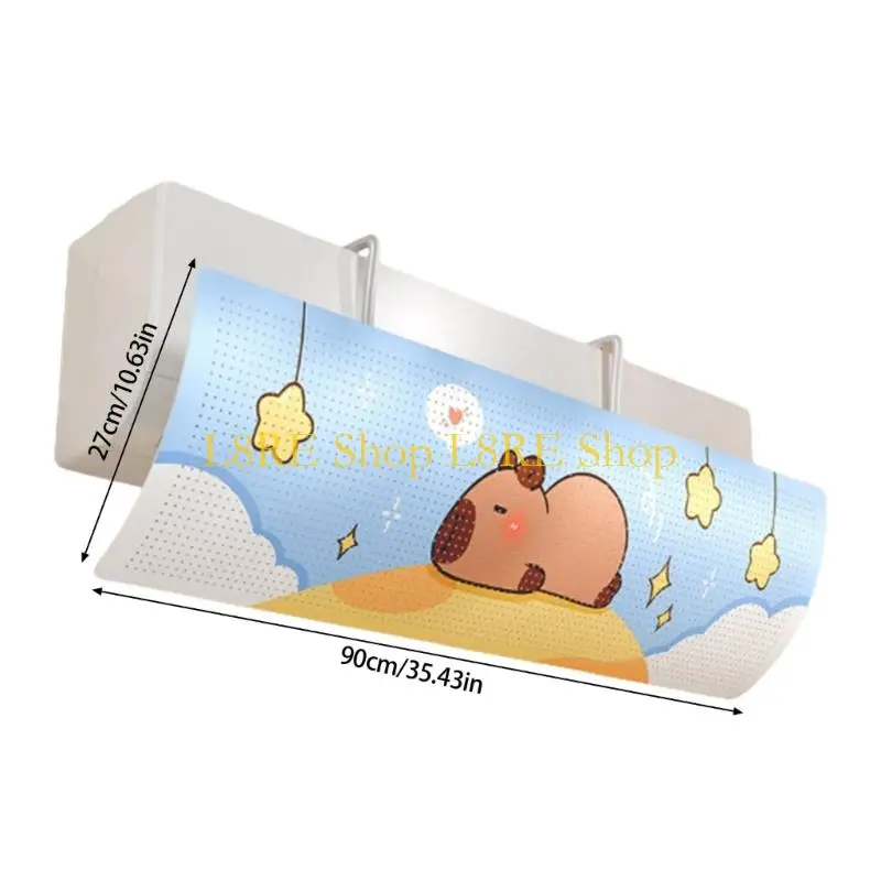 L8RE مكيف الهواء المنحرف الرياح قابلة للتنفس غرفة المعيشة تكييف مكيج