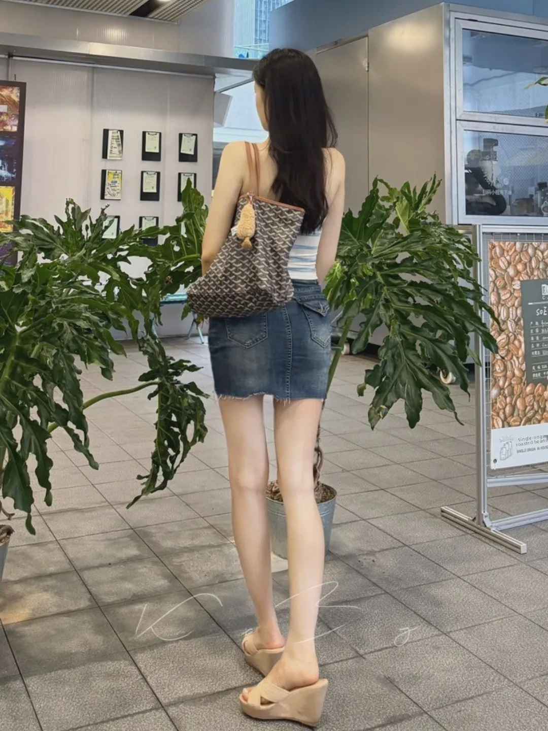 High Waist A-Line  Skirt with Frayed Hem Denim Retro American Style Sexy Hip High Elasticity Women's Skirts Summer 2026