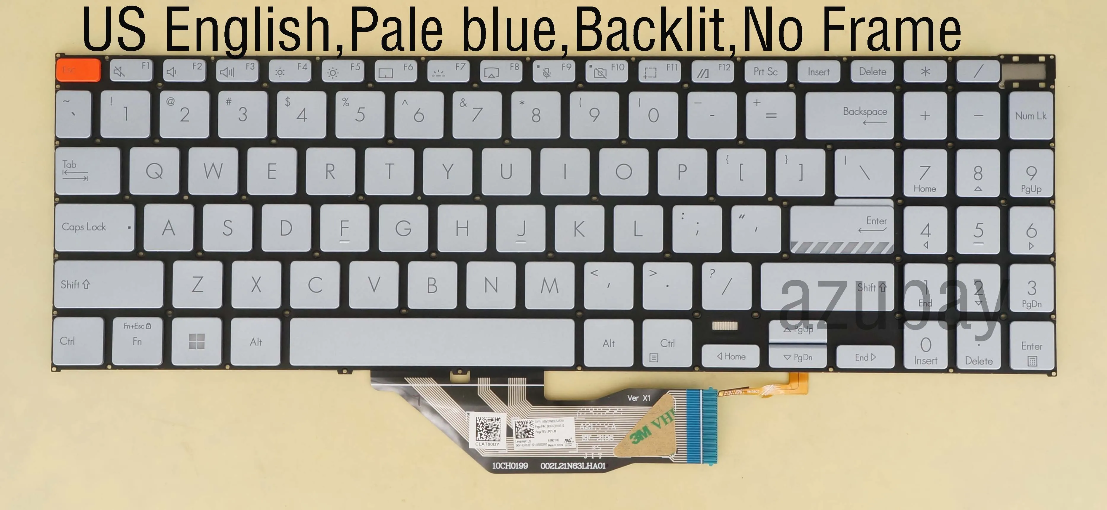 US UK Keyboard for Asus Vivobook K3502za S5602ZA M5602ZA 0KN1