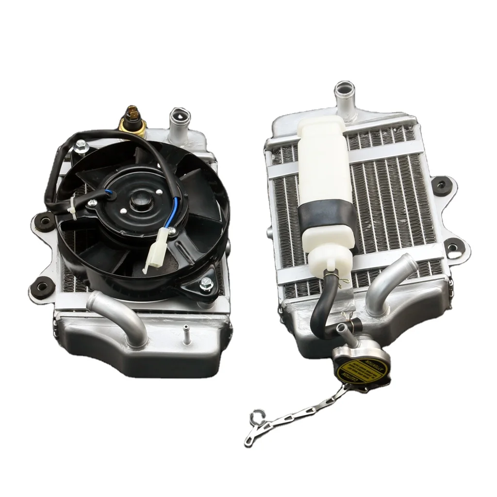 Water cooling engine radiator with fan  Accessories for Xmotos Apollo Motorcycle Zongshen Loncin Lifan 150cc 200cc 250cc