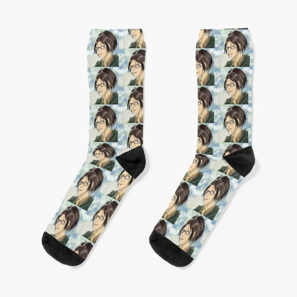 

Hanji Zoe Socks cute tennis with print sheer Woman Socks Men's