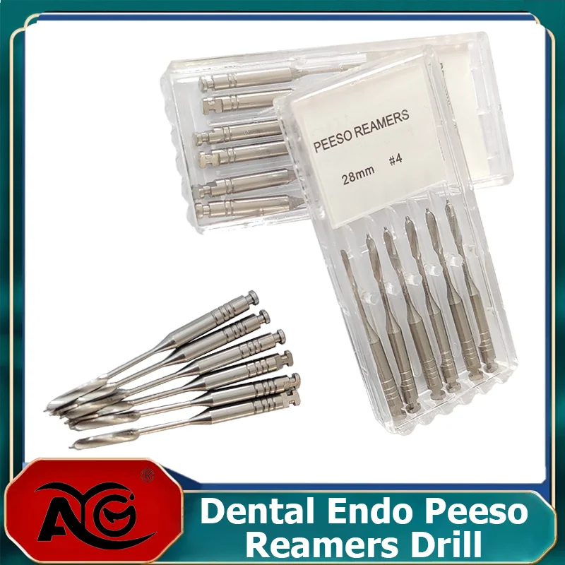 

AG 10Box Dental Endodontic Drill Glidden Peeso Reamers Rotary Paste Carriers 32mm/25mm Engine Use Stainless Steel Endo Files