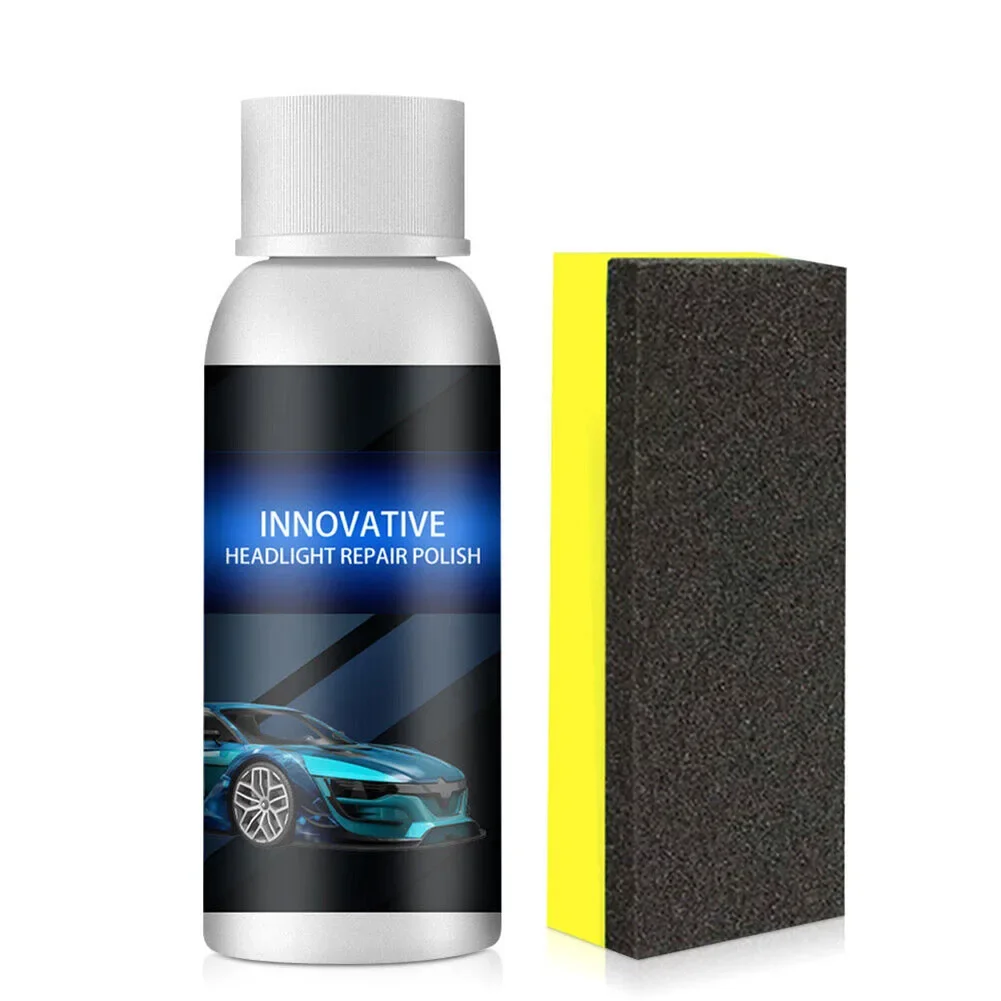 

Headlamp Restoration Kit Headlight Repair Polish For Car Maintenance Repairs Scratches Environmentally Friendly Mild Formula