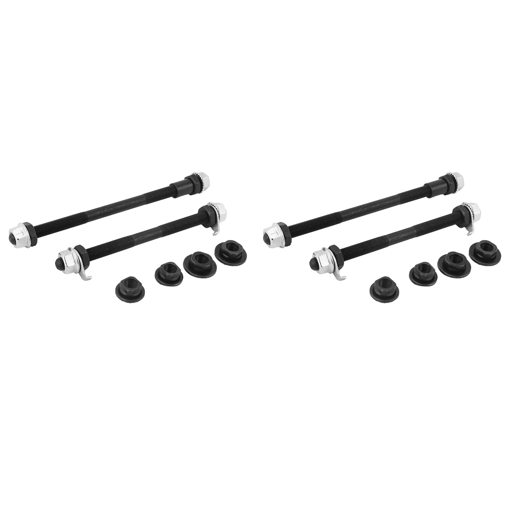 

ABLB-2 Pair Bicycle Wheel Hub Axle Front Rear Steel Solid Spindle Shaft Vintage BMX For MTB Road Skewer 150Mm 180Mm