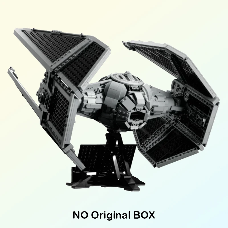 75382 TIE Interceptors Spaceship Building Blocks Compatible Assembly Model 1931PCS Sets Modified Imperial Fighters Kid Gifts Toy