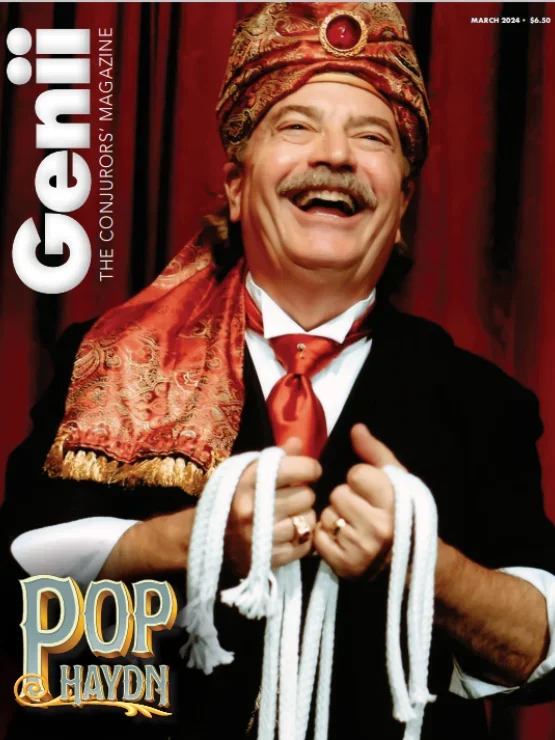 Genii Magazine March  -Magic tricks