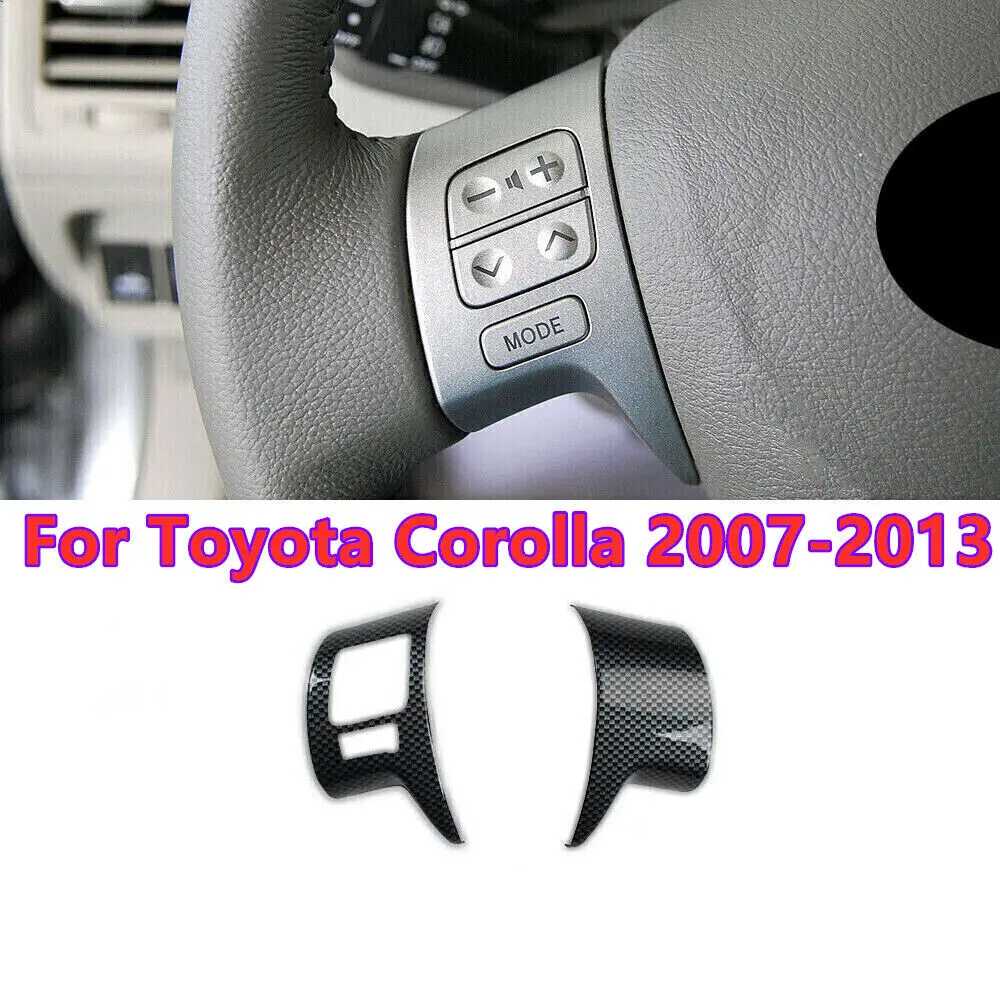 

Накладка на переключатель на руль автомобиля из углеродного волокна для Toyota Corolla 2007-2013 гг.