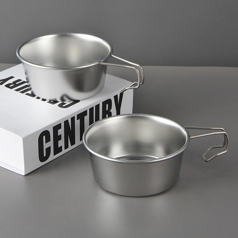 

Stainless Steel Snowflake Bowls Camping Durable Soup Cups Hollow H Portable 304 Lightweight Compact Storage