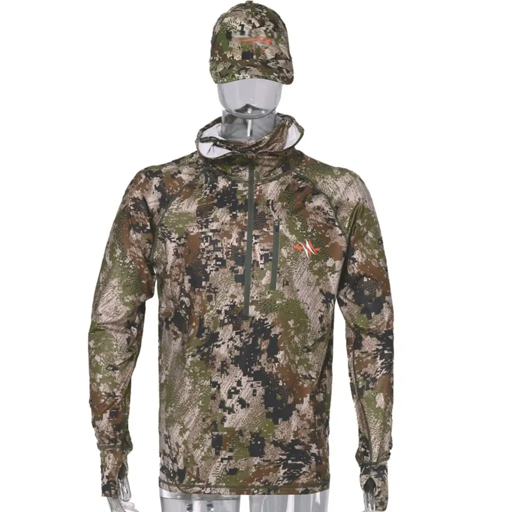 

2020 Sitex Lightweight Hoody hunting Hoody quick-drying hoodies SUBALPINE camouflage