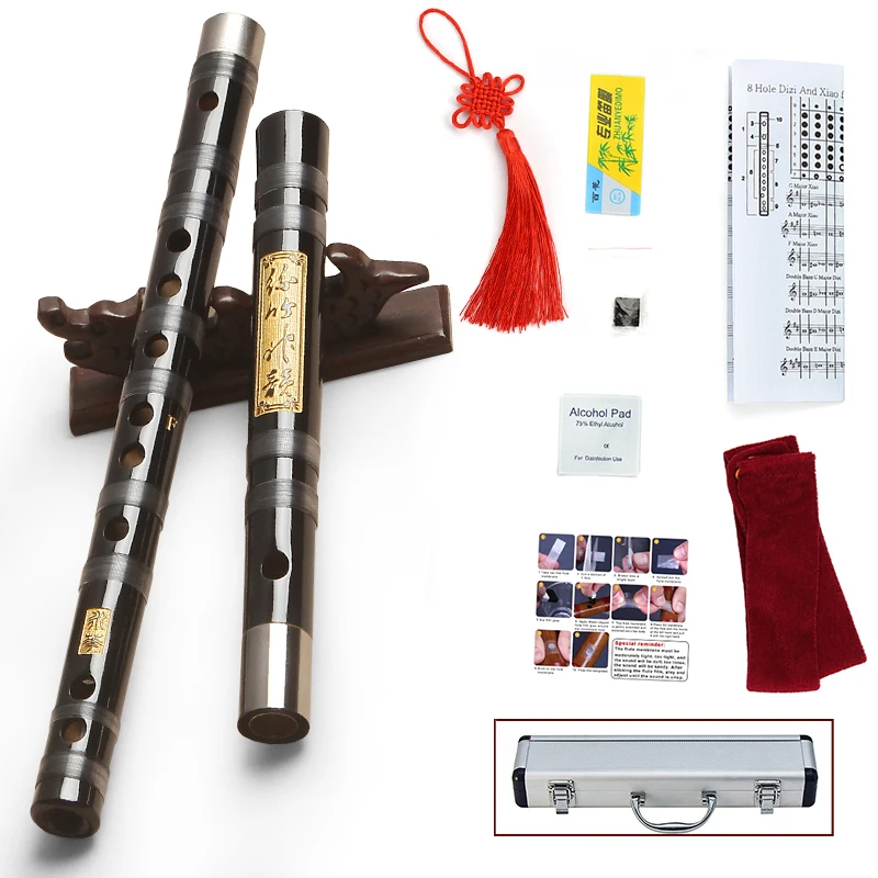 Professional Performance Chinese Bamboo Transverse Flute Musical Instrument Of  C\\D\\E\\F\\G Key 6 Hole