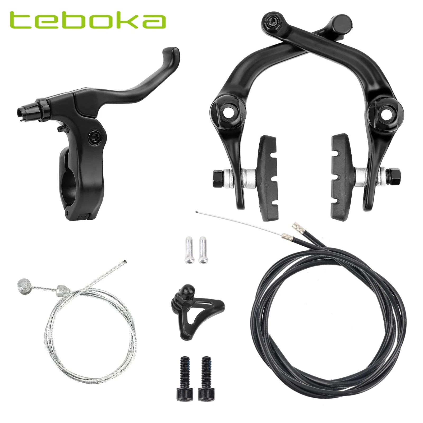 TEBOKA BMX Bike Rear Brake Set Aluminum Alloy Right Brake Lever