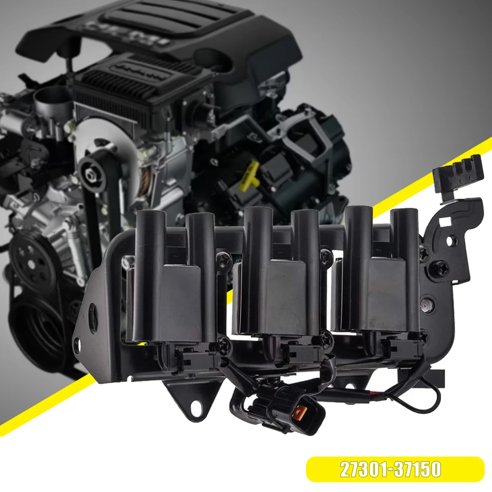 Substituição da bobina de ignição para Hyundai Santa Fe 2001-2006, 2005-2009 Tucson, 2003-2008 Tiburon 2.7L V6 Substituir 27301-37110