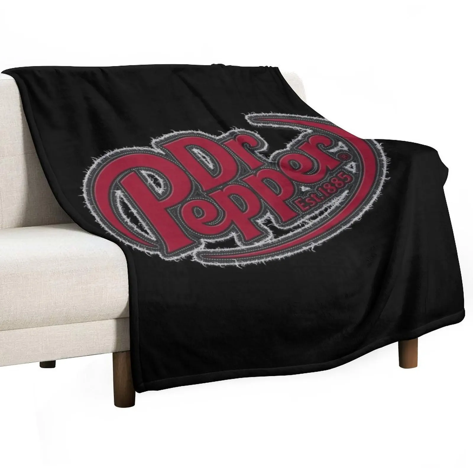 est 1885 dr pepper Throw Blanket Personalized Gift Sofa Throw Bed Fashionable Plaid on the sofa Blankets