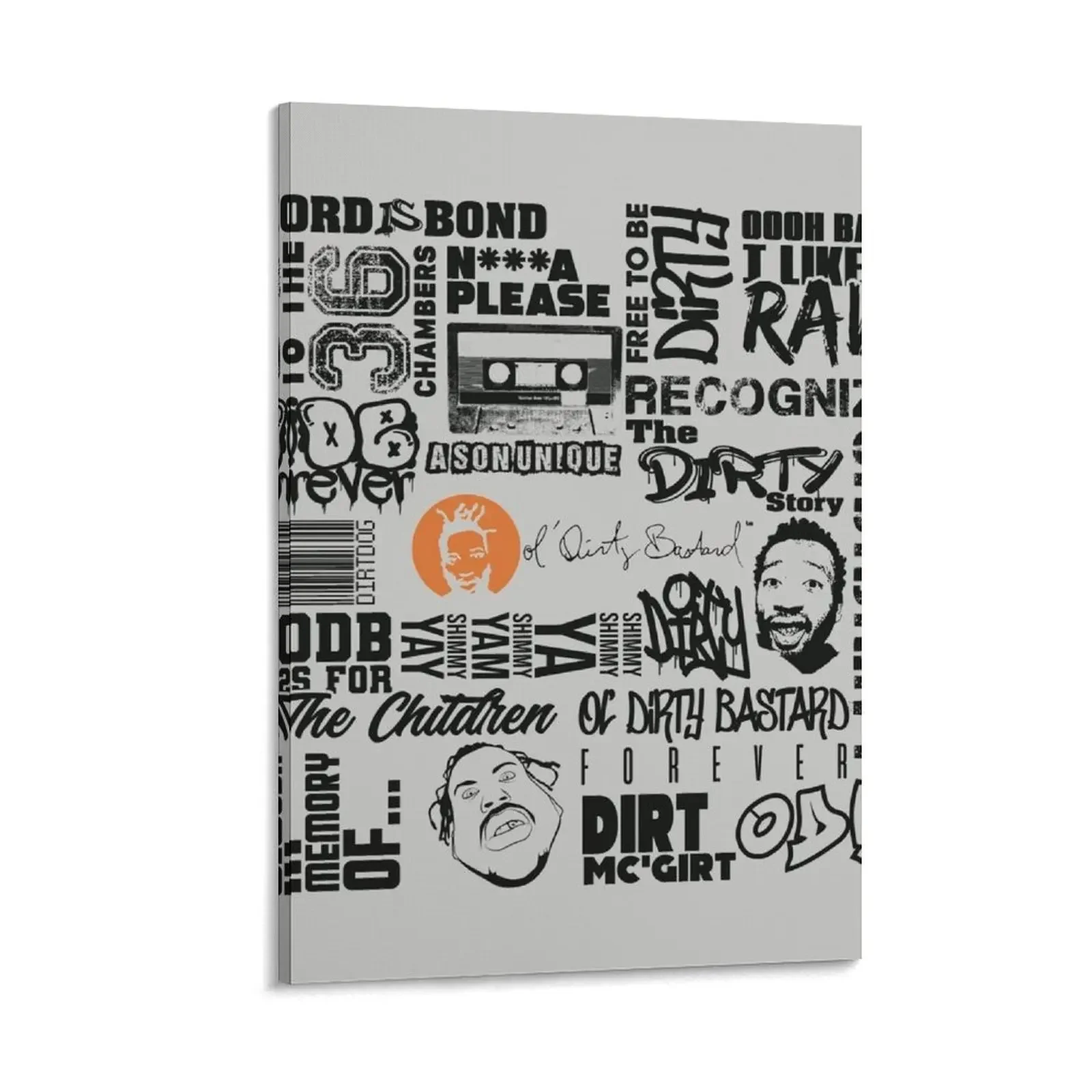 

Odb word cloud quotes Canvas Painting stickers & posters Decoration for bedroom japanese room decor decor