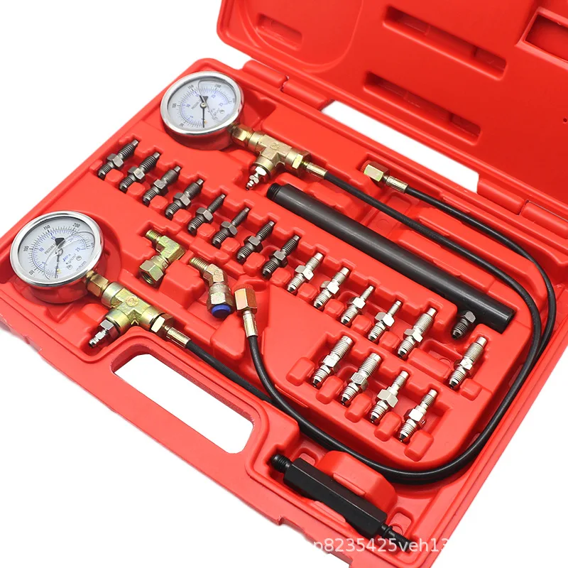 Car Brake Pressure Gauge ABS Hydraulic Oil Pressure Gauge Brake System Detection Table Test Tool