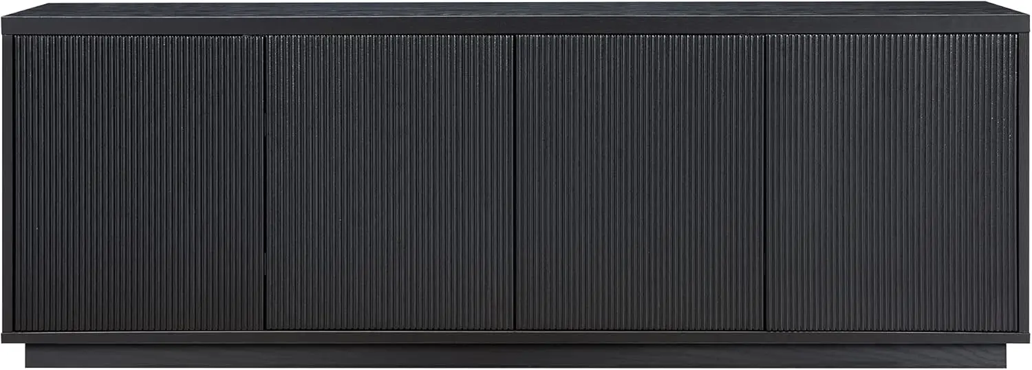 Hanson-Soporte Rectangular para TV, hasta 75 ", grano negro