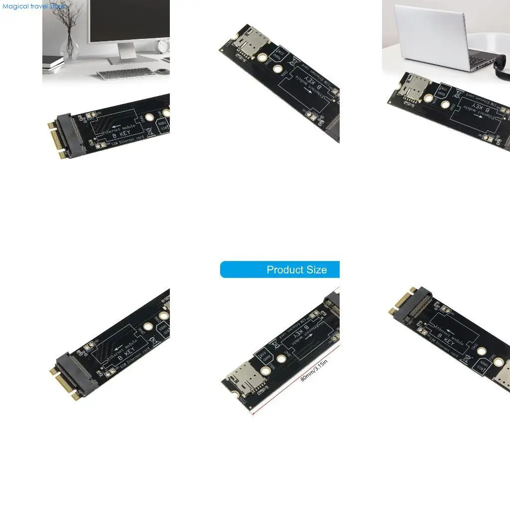 N2UB M.2 B Module Converters Card For 3G 4G Networking Adapters 2280 Slot Design