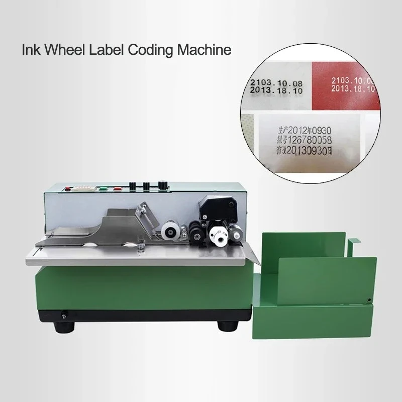 

Digital continuous automatic code printing machine Print production date food packaging bag printer Ink wheel marking machine