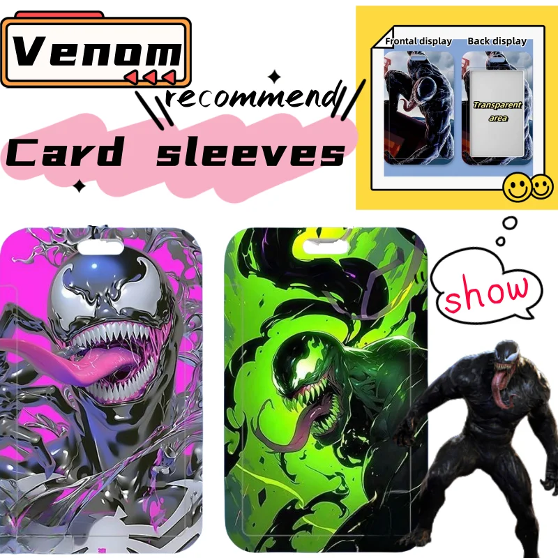 

Venom cool cartoon anime character creative personality good value student access control campus card ID card protective case
