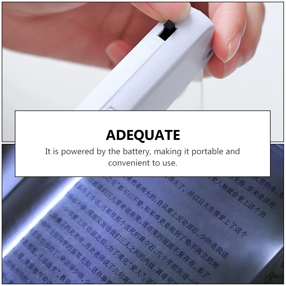 

High Quality LED Reading Light Desk Lamp Plastic Panel Eye Protection Powered Portable Student Book Lighting Night Lamp