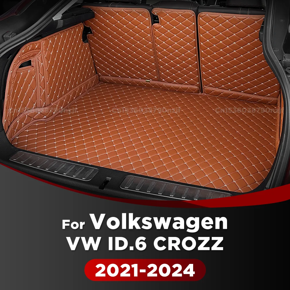 For VOLKSWAGEN VW ID.6 CROZZ 2021 2022 2023 2024 Auto Full Coverage Trunk Mat Car Cover Pad Cargo Liner Interior Accessories