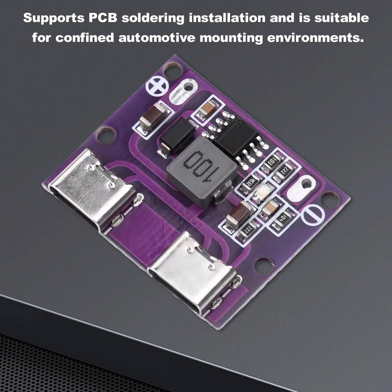 Dual TYPE-C USB Output Converter Down Converters Modules Dual TYPE-C Interface Charging Module for Voltage Regulation