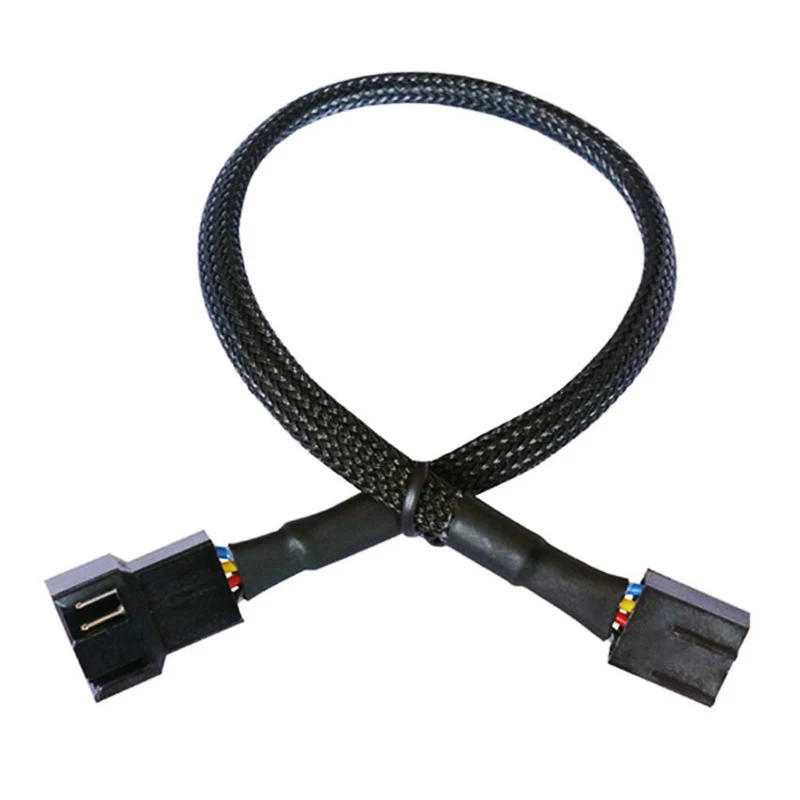 5pcs/lot 4 Pin PWM Connector Case Fan Extension Power Cable 26cm For Compure Mainboard CPU Cooling System Case Fan Adapter - Image 5