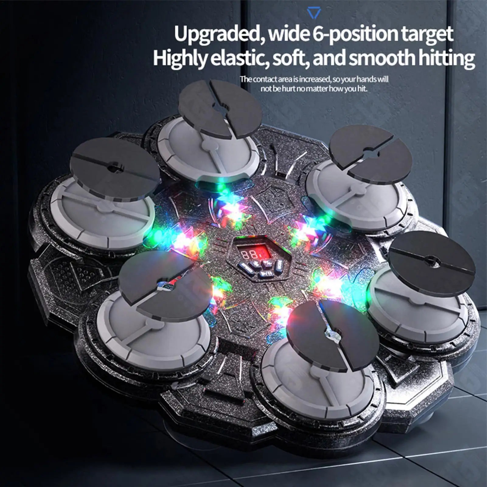 Picture 4: Music Boxing Machine Noise Reduction Wall Mounted Boxing Electronic Target Home Exercise Response Training Boxing Wall Target