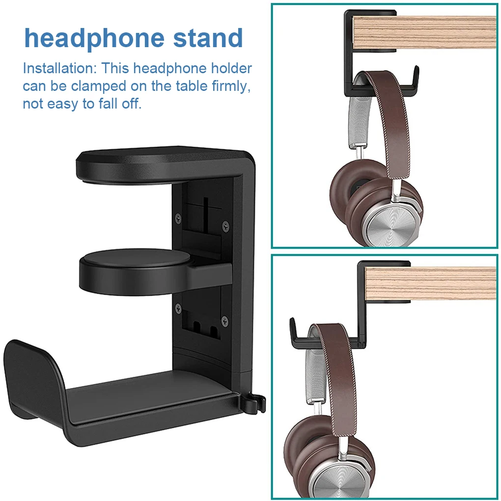 Table Headphone Bracket Hanging Organization Headset Holder Organizer