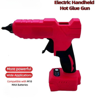 Cordless Hot Glue Gun Compatible with 11mm Glue Stick DIY Tool Electric Hot Glue Gun Suitable for Milwaukee 18V Battery
