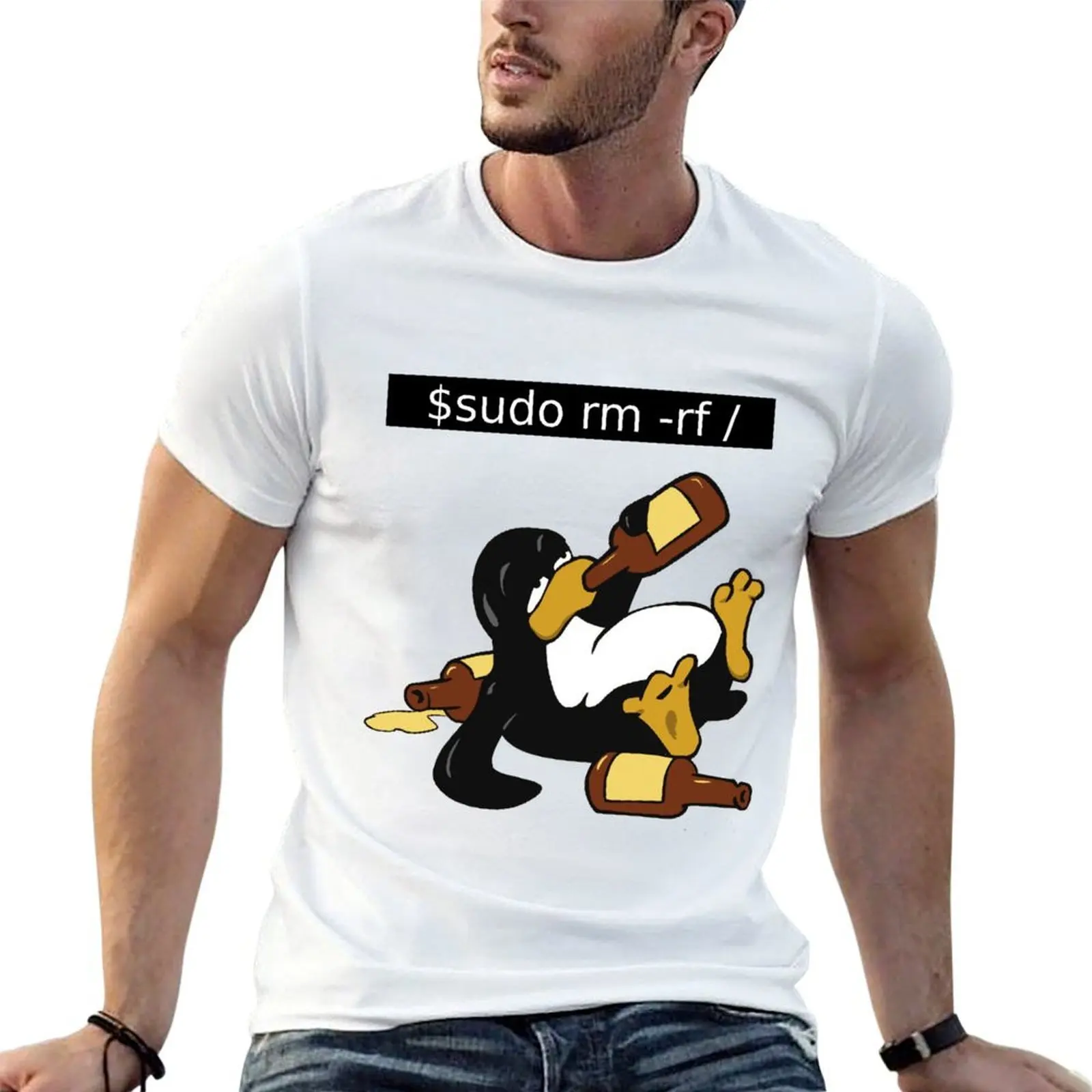 Funny Linux Command - Funny Linux shirts Linux Tux T-Shirt essential t shirt tops men graphic t shirts