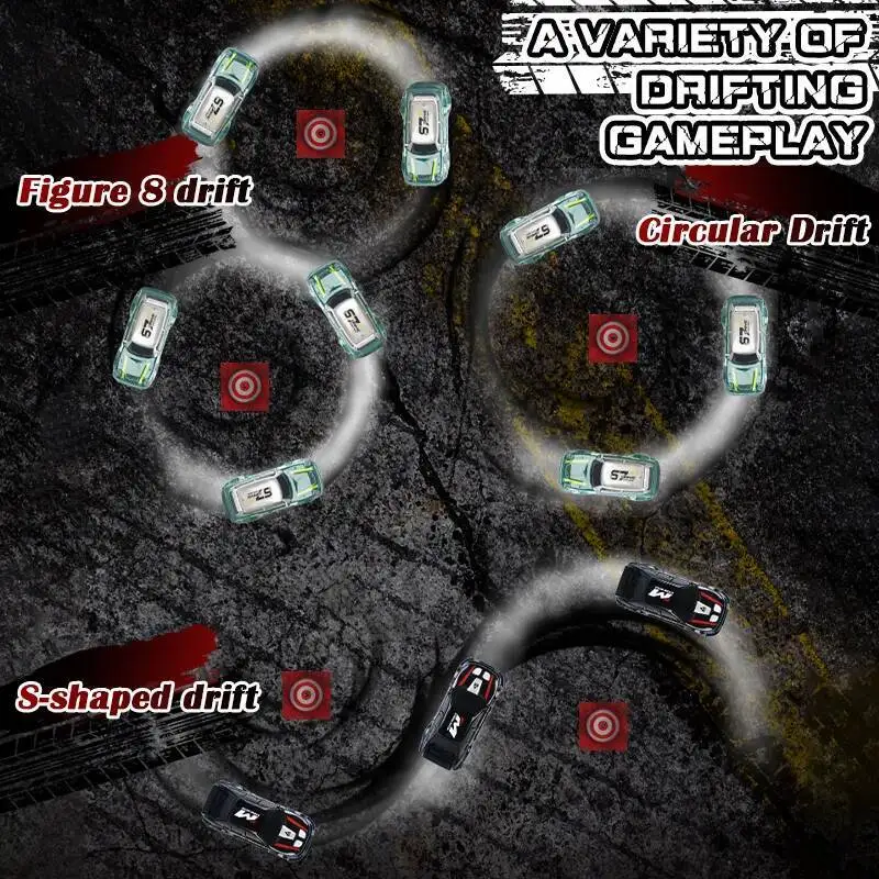 2025 جديد KF33 1:64 الانجراف Rc سيارة أربع عجلات التحكم عن بعد سباق السيارات النسبيات الكاملة مكتب المنافسة لعبة الأولاد الهدايا المثالية #6