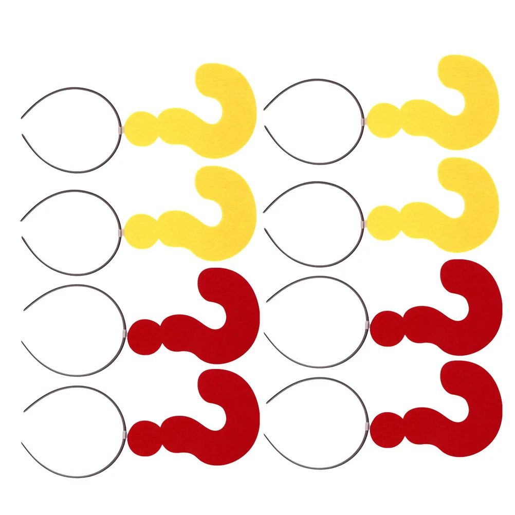 

8Pcs Creative Question Mark Headbands Party Photo Booth Props Costume Accessories for Halloween Christmas Carnival