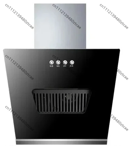Large Suction Range Hood, Double Motor Self-Cleaning Kitchen Exhaust Fan for Household Apartment and Small Rental Kitchen Use
