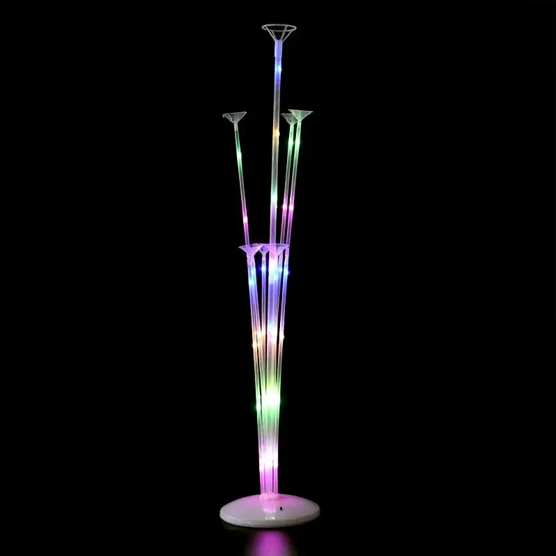 LED Light Balloons Stand Glow LED Baloon Column for Baby Shower Birthday Party Decor Wedding Ballon Stand Accessories