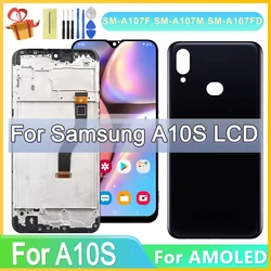 A10S A107 A107F A107F/DS Screen Assembly for Samsung Galaxy A10S LCD Display Digitial Touch Screen With Frame Replacement