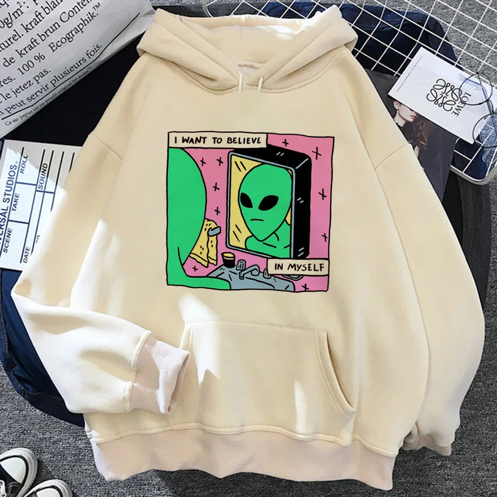 Psychedelic Alien Magic hoodie trendy youthful pattern comfortable streetwear girl sweatshirts patterned youthful funny comic