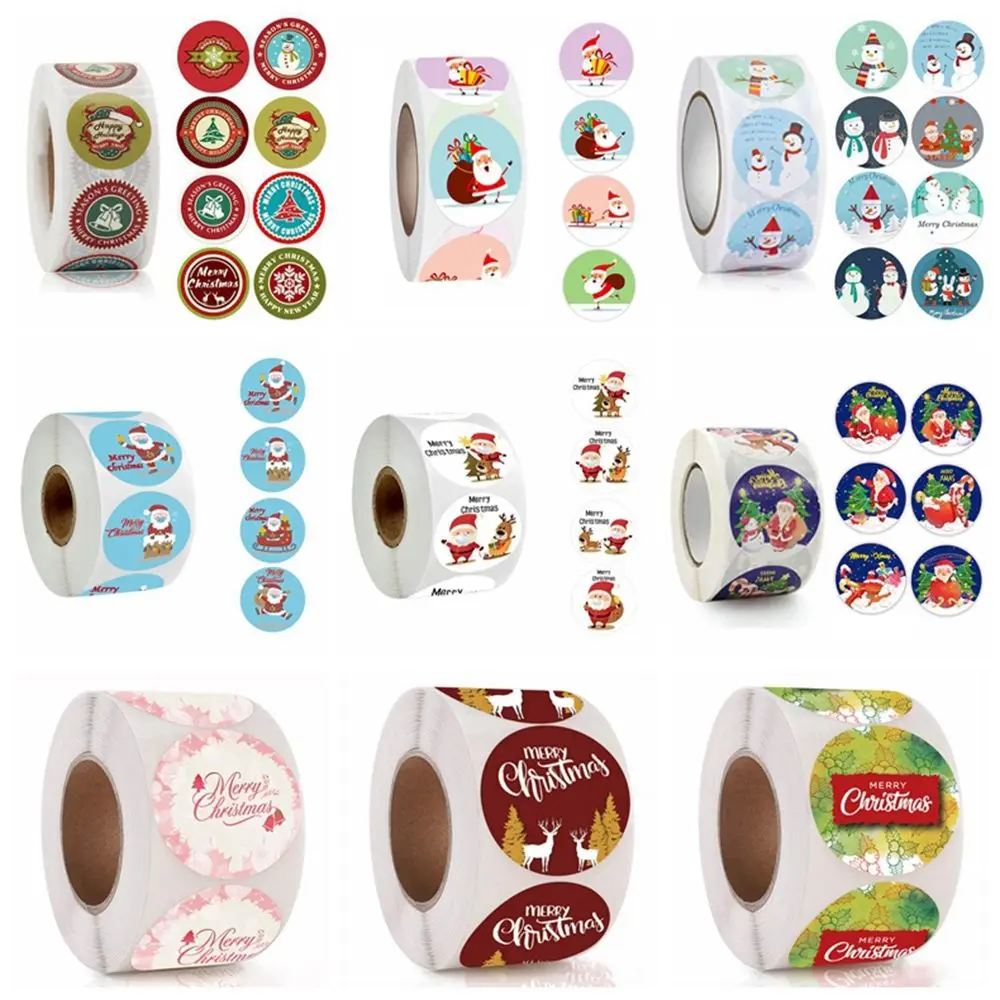 

Holiday Decoration Envelope Seal Christmas Christmas Stickers Packing Labels Package Stickers Greeting Decorations