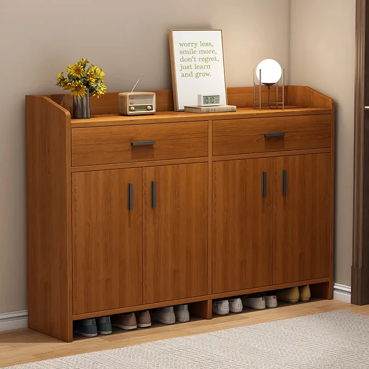 

Шкаф для обуви из цельного дерева. Семейный входной шкаф. Экономичная полка для обуви большой вместимости.