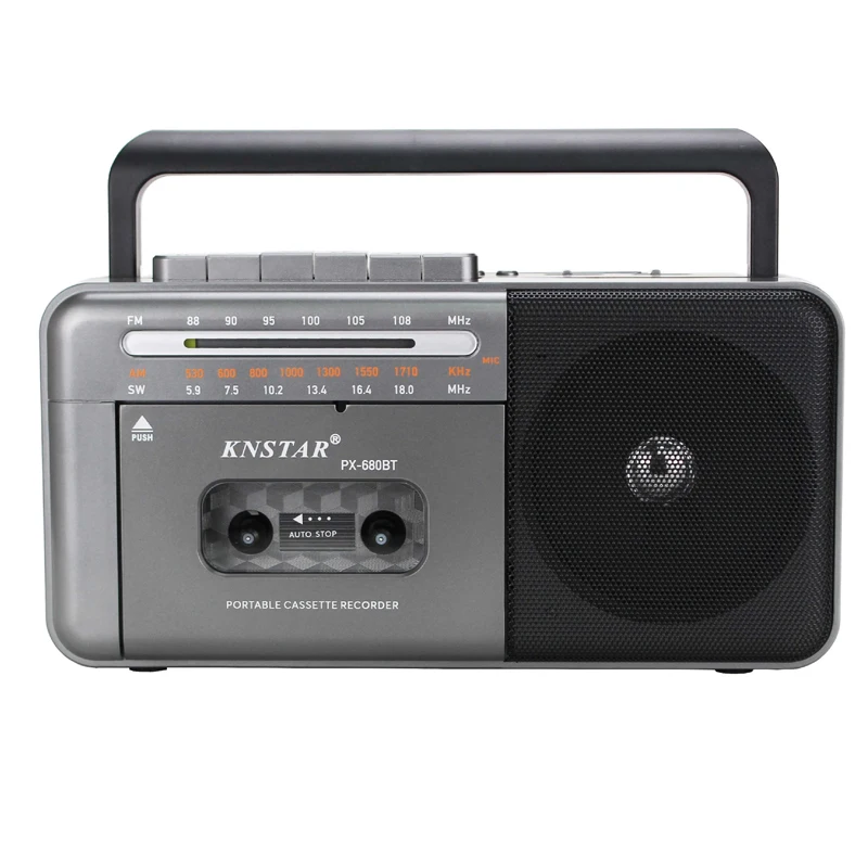 

Portable Vintage Retro USB AM/FM/SW Multiband Radio Stereo Wireless Bluetooth Boombox Mp3 Audio Cassette Tape Player Recorder
