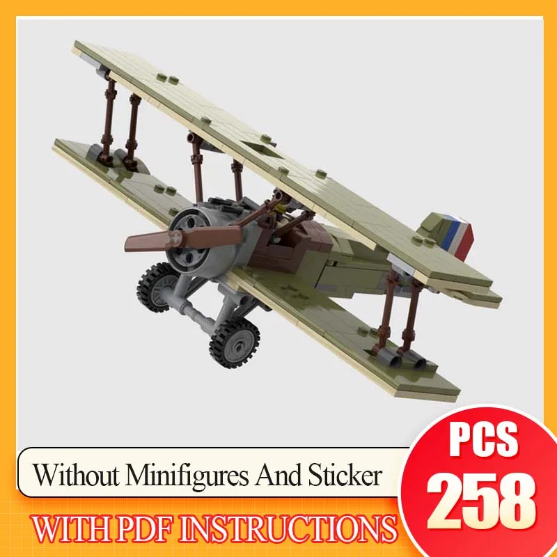 

MOC Building Block Airborne Glider Modular Technology Gift Holiday Assemble Children Toy Birthday gift World War II Model 258PCS