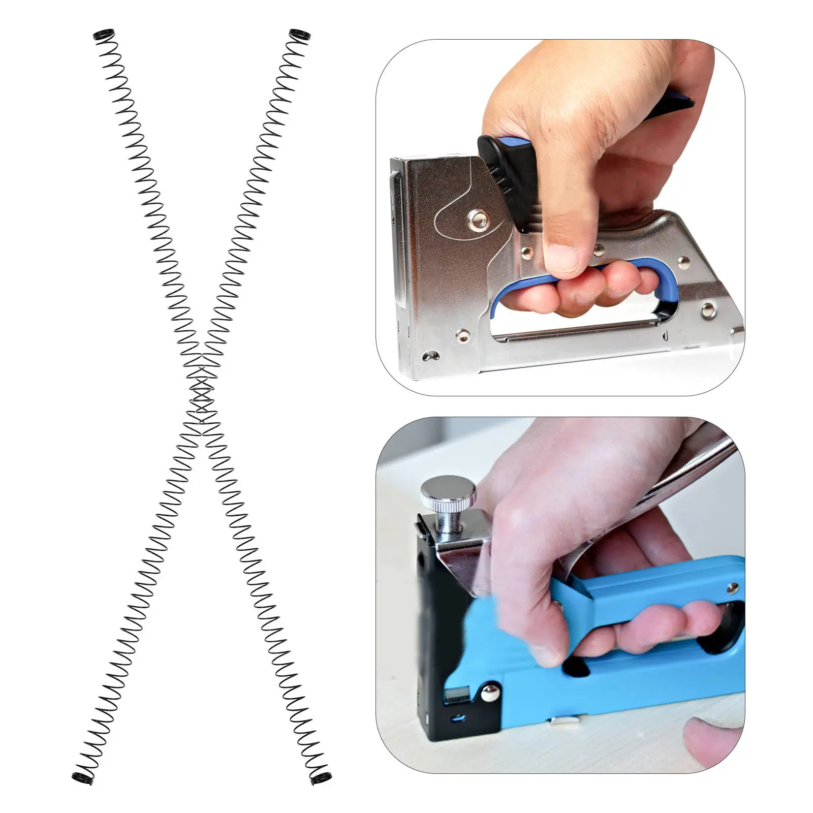 

5 шт. сменных пружин для гвоздезабивателя, из углеродистой стали, сверхпрочные металлические пружины для надежного и точного забивания гвоздей, безотказная работа