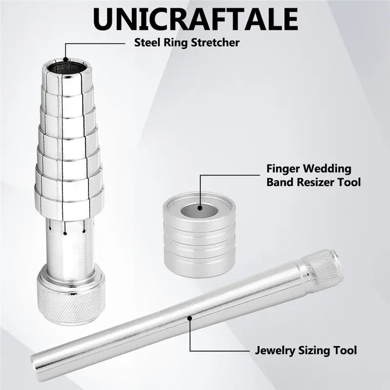 A84X-Ring Stretcher Size Adjuster Engagement Ring Sizer Jewelry Sizing Tool For Ring Turning & Ring Making