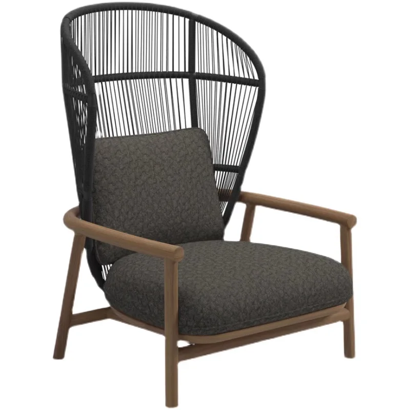 

Outdoor rattan sofa combination villa courtyard garden open-air leisure rattan chair