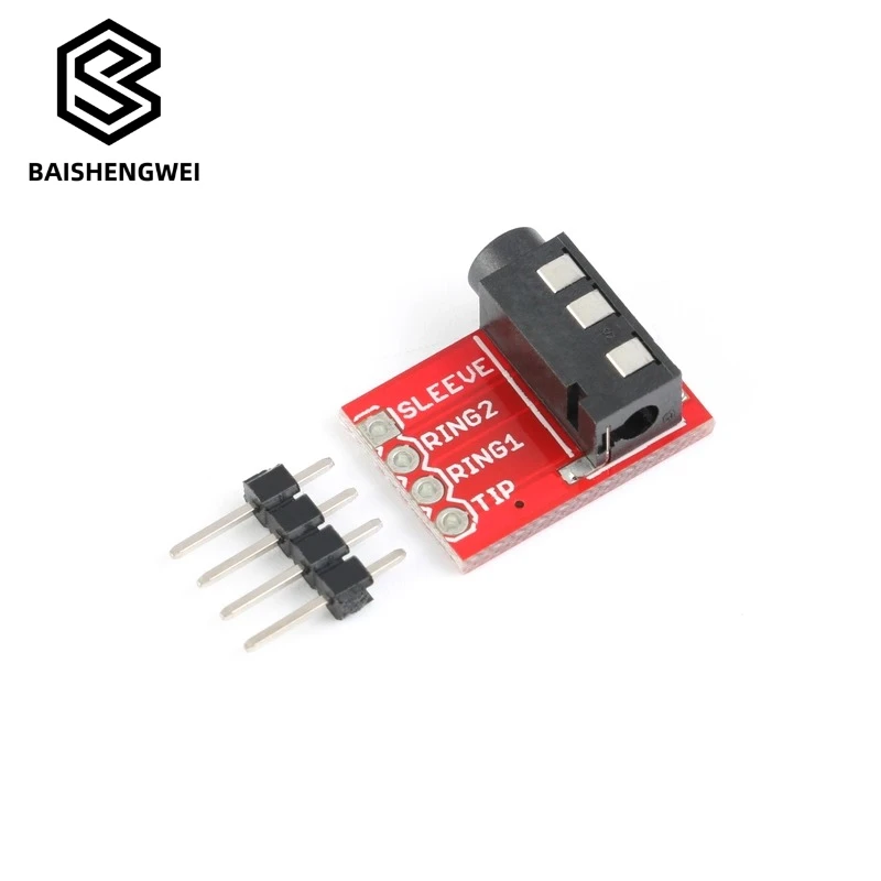 TRRS 3,5 мм аудиоблок MP3 стерео наушники микрофон интерфейсный модуль