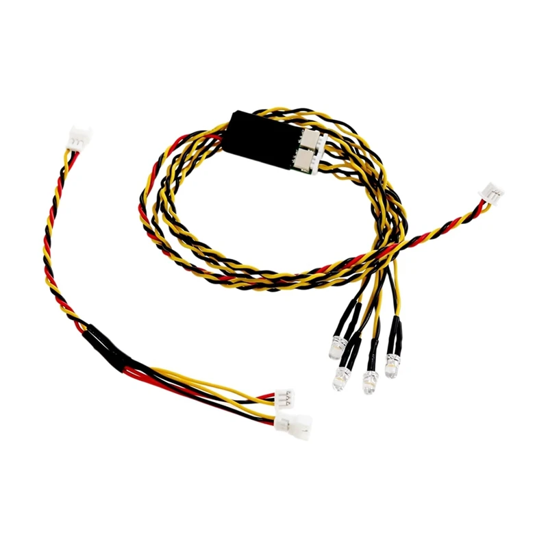 For FMS LED Light Wiring Harness Kit for 1/24 Camel Trophy RC Crawler Model Car Upgrade Parts