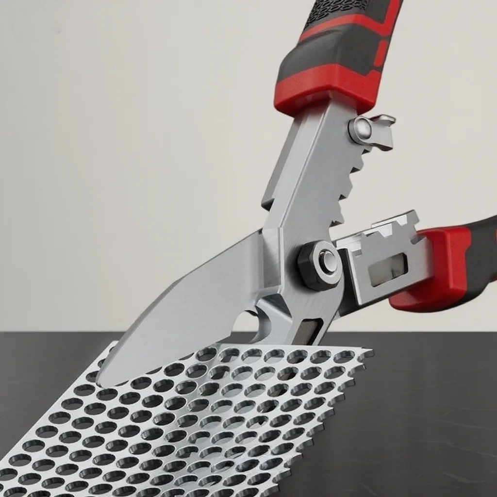 【Hot】Multi-Functional Electrician Scissors, Crimping Wire Cutting Tool with Wrench Function for Metal Sheet and Cable Cutting